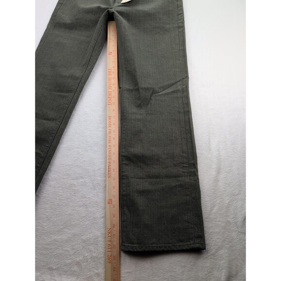 Lands' End Regular Fit Coupe Simple Olive/Green jeans Mens size 36x34 NWT - Picture 5 of 15